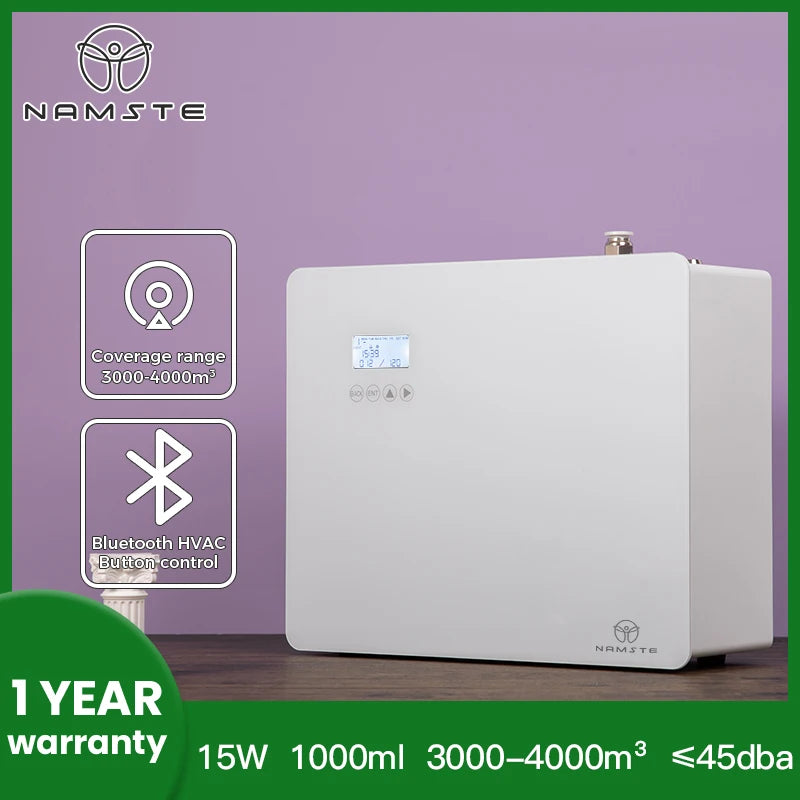 4000m³ WIFI Bluetooth Home Appliance Aroma Diffuser Smell Distributor 1000ML Capacity Oil Diffuser Fragrance Air