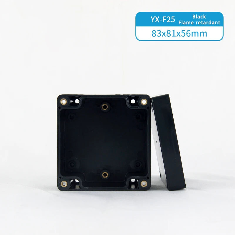 Flame-retardant and waterproof junction box for outdoor use with terminals exposed installation for outdoor cables