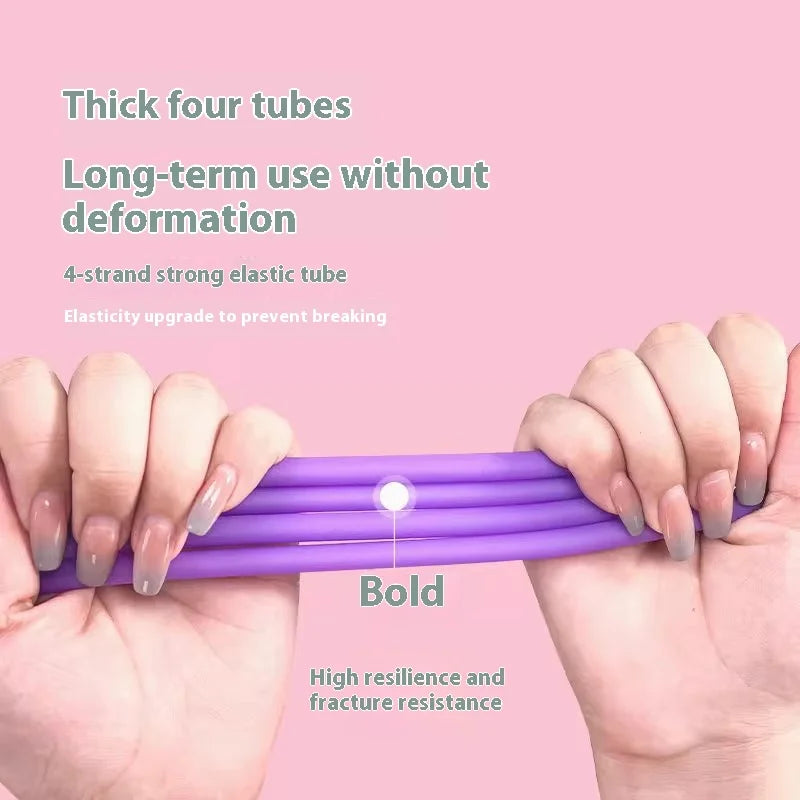 4/6 Tubes Multifunctional Gym Resistance Bands Portable Pedal Tensioner Home Gym Equipment Sit-up Aid Abdominal Training