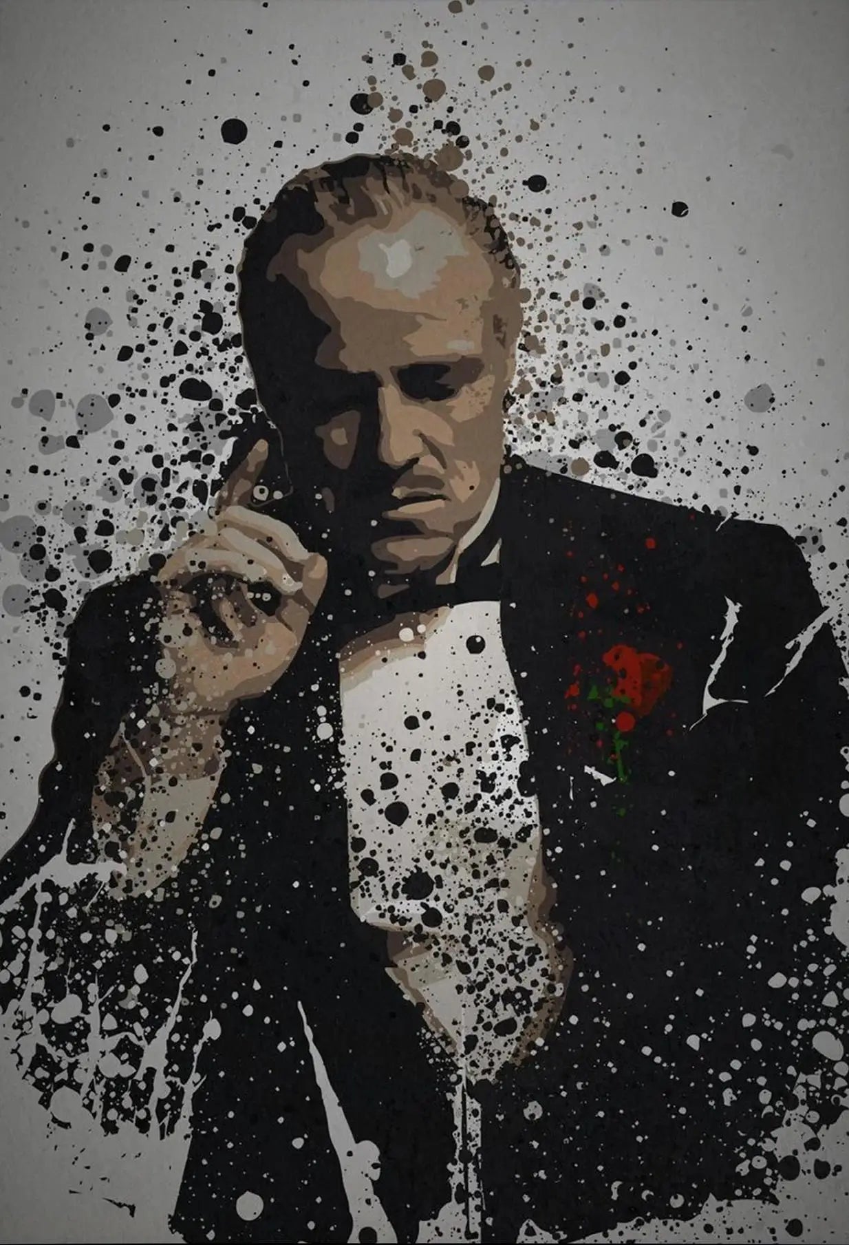 Hot Movie The Godfather Posters Prints Canvas Painting Wall Art Picture Living Room Cinema Office Home Decor - nn-13