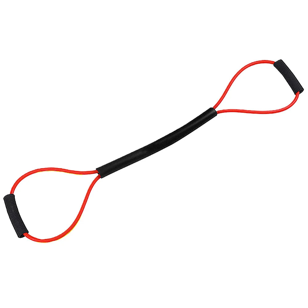 Boxing Resistance Band with Handles Exercise Training Expander Figure 8 Yoga Gym Fitness Pulling Rope for Arm Strength