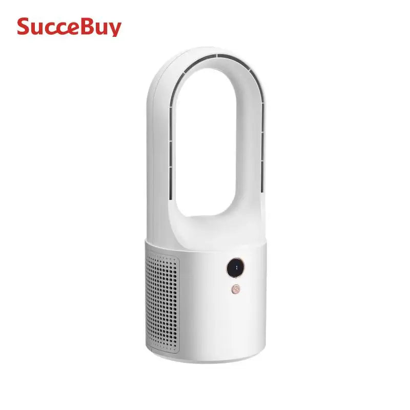 SucceBuy Desk Fan Bladeless 12.99 In Kids-Friendly Personal Portable Desk Fan 6-Speed USB Quiet Cooling Small Tower Fan