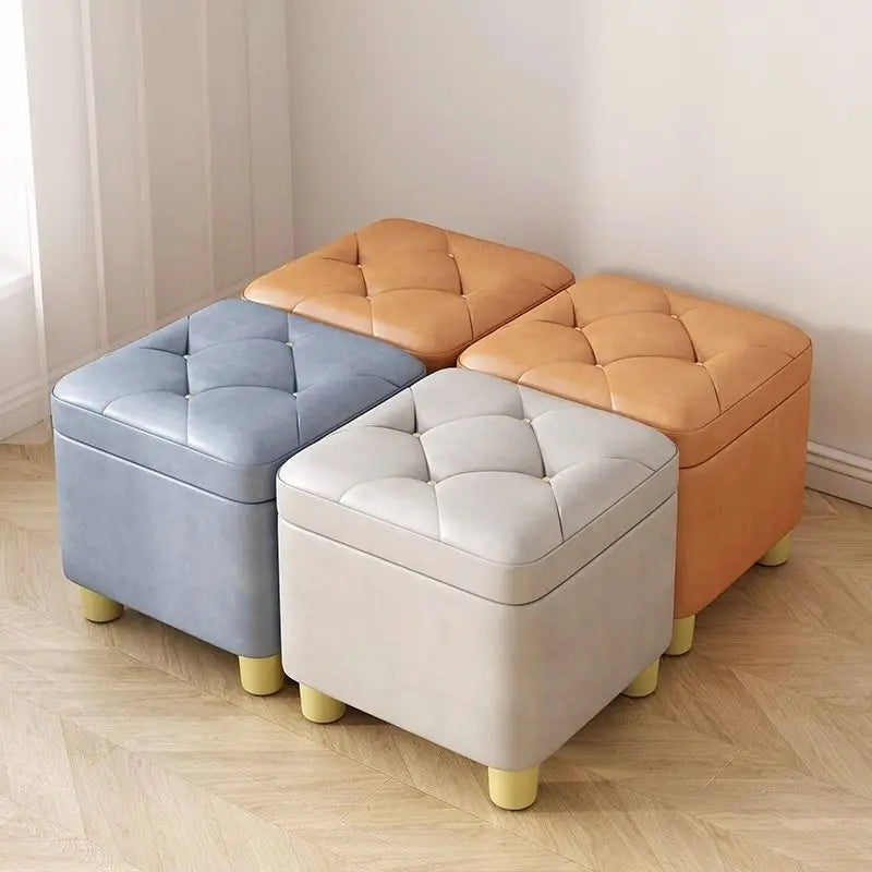 creative-jelly-bean-stool-household-leather-ottoman-living-room-sofa-pedal-modern-doorway-shoe-stool-stylish-footrest