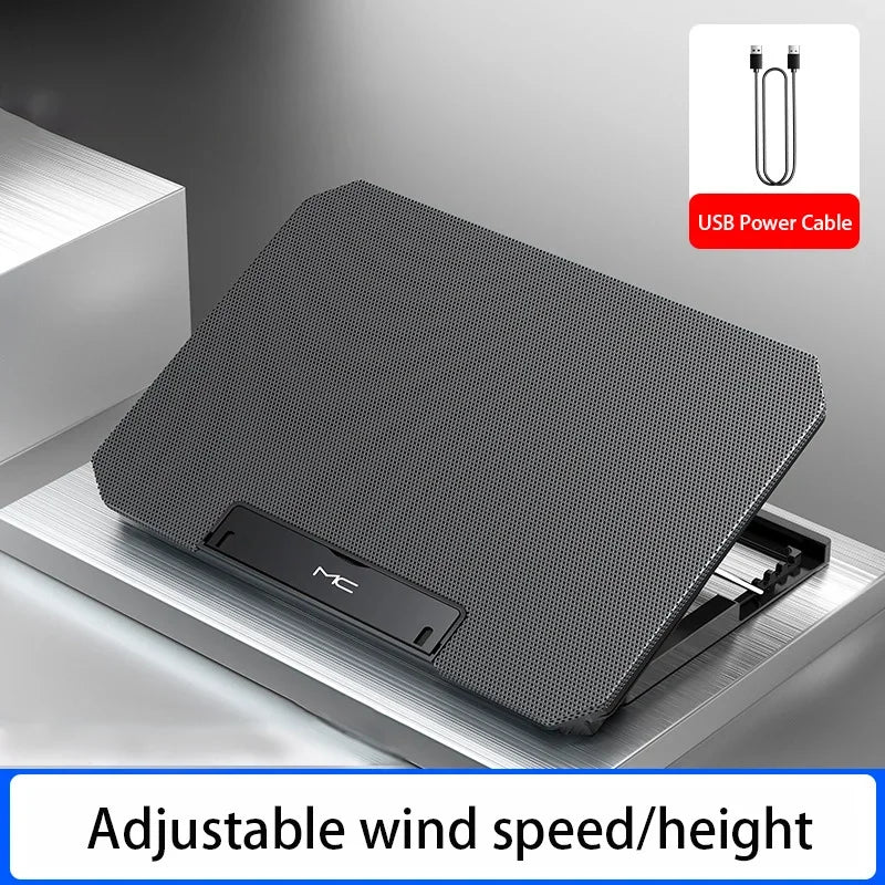Gaming Laptop Holder Cooler Large Size For 12-16 Inch Notebook Laptop Cooling Pads Wind Speed Adjustable Silent Laptop