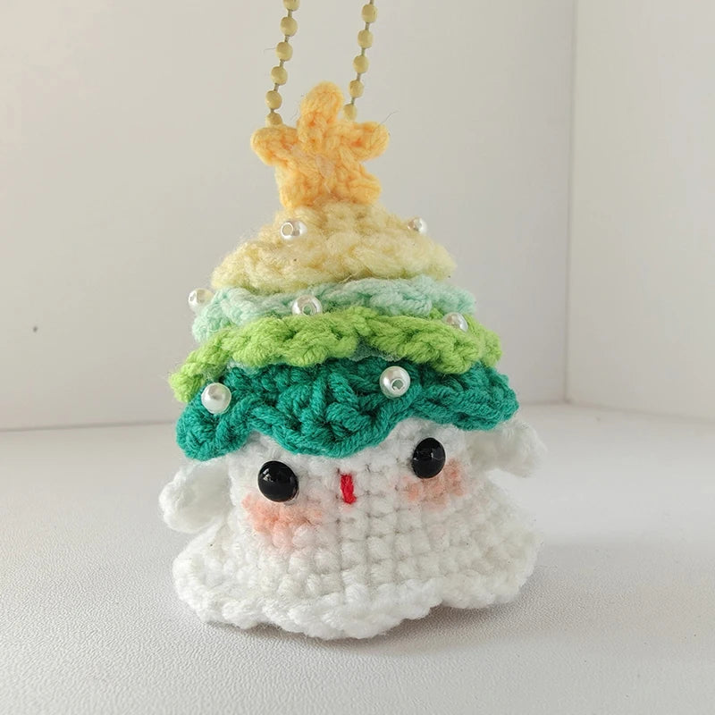 Crochet Ornament Finished Positive Figures Crochet Animals Chicken Desk Accessories Home Office Decor Christmas New