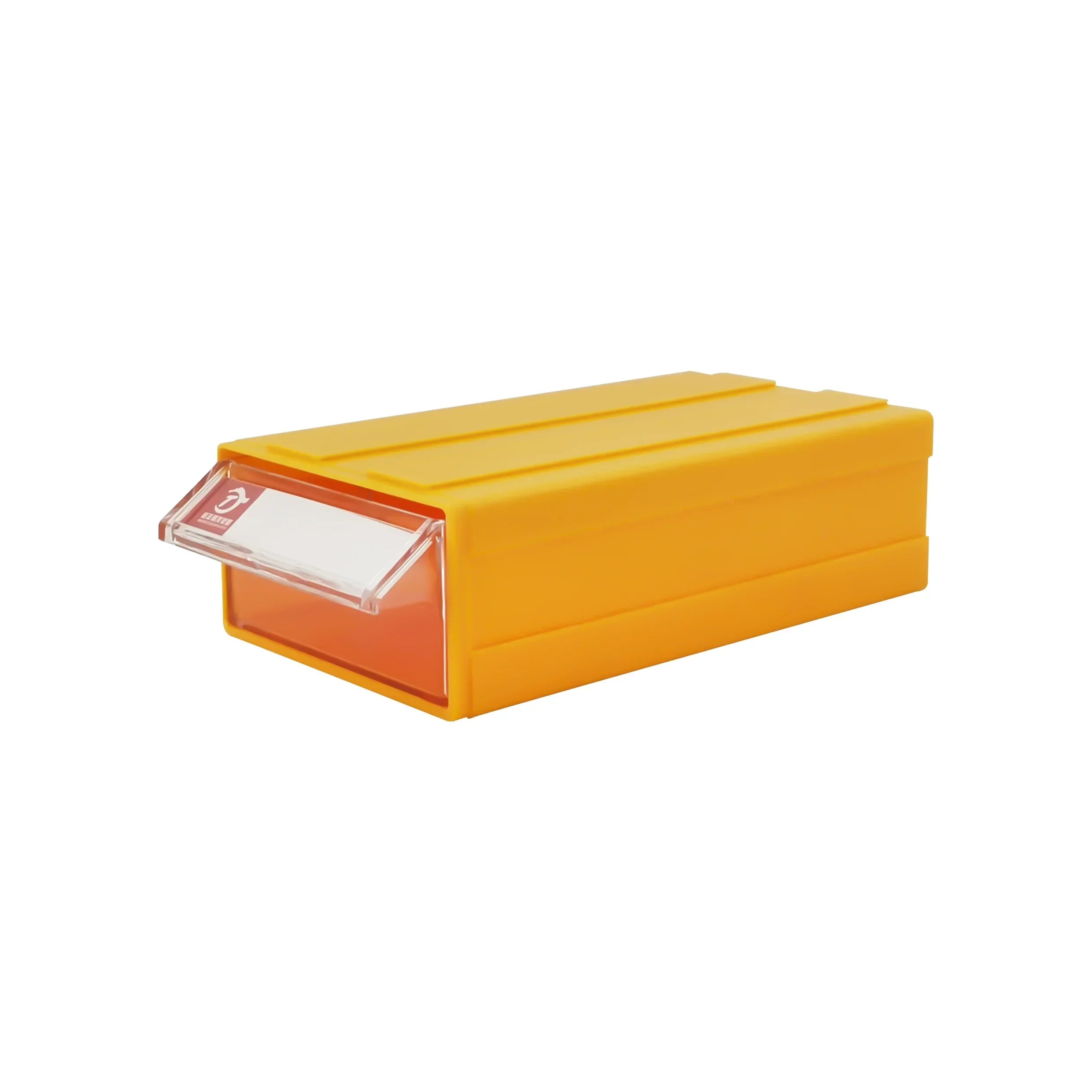 10 Pieces Tool Storage Box Pen Small Parts Hardware Storage Drawer Plastic Debris Box Office Desk Storage Box - Yellow