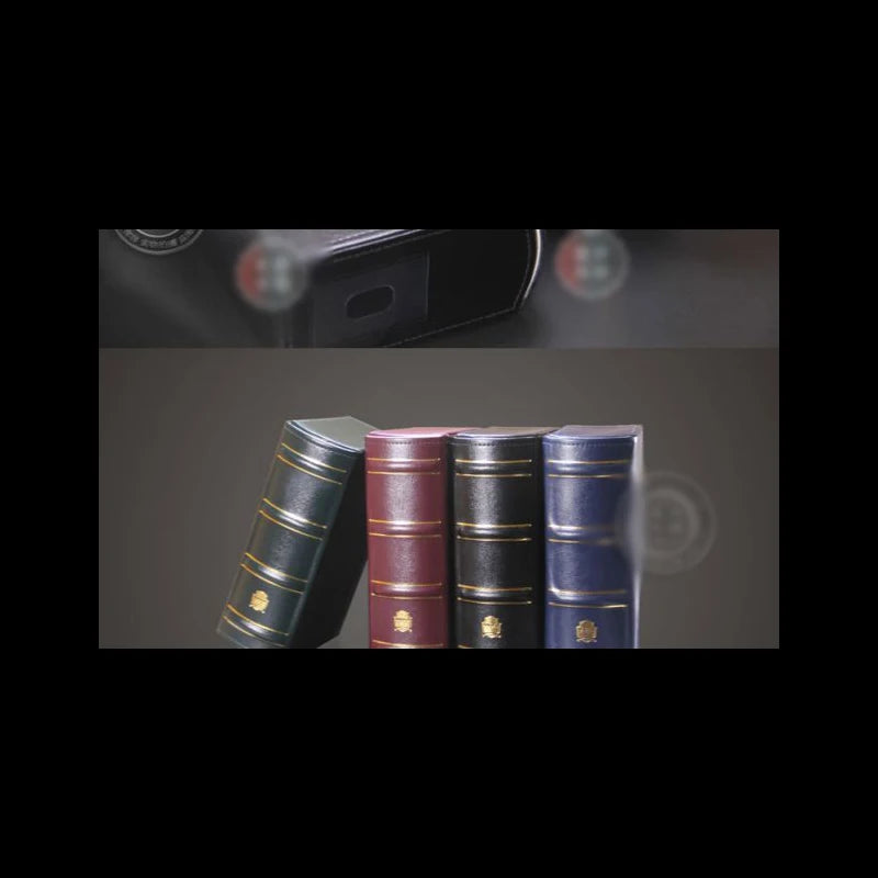 Coins Gifts Case Organizer PMG Graded Banknotes Currency Holder Folder PU Leather Collection Box Paper Money Protective