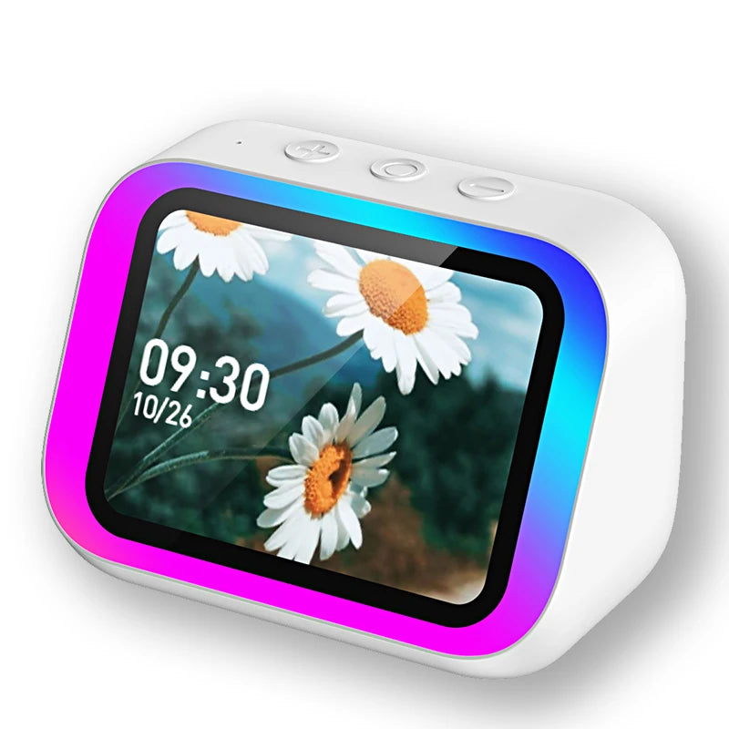 Smart Alarm Clock Bluetooth Speaker Weather Display Night Light Music Stories Player Photo Frame Perfect Gift Bluetooth