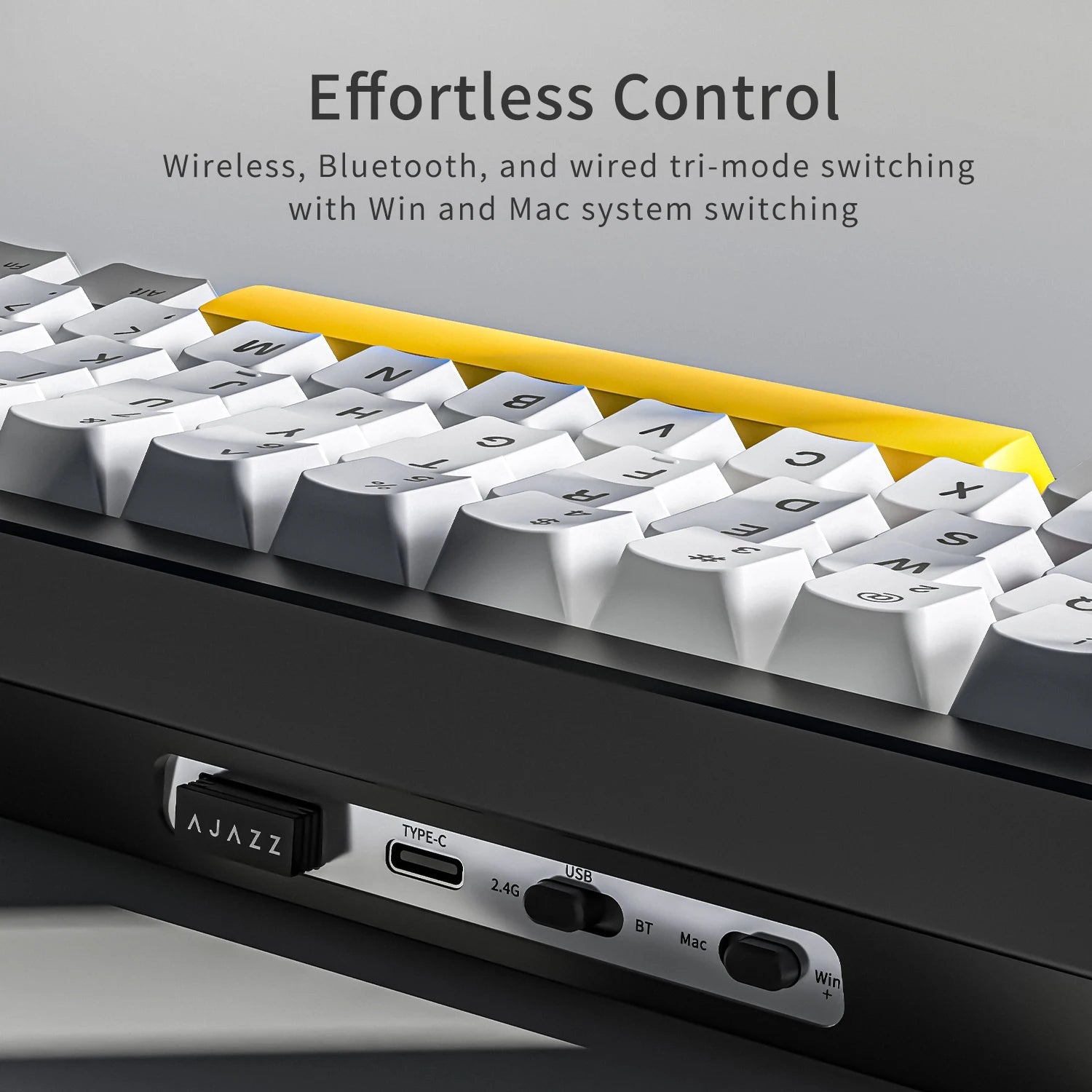 AK650 65% layout heat exchange gasket installation wireless mechanical keyboard RGB mini gaming keyboard + custom