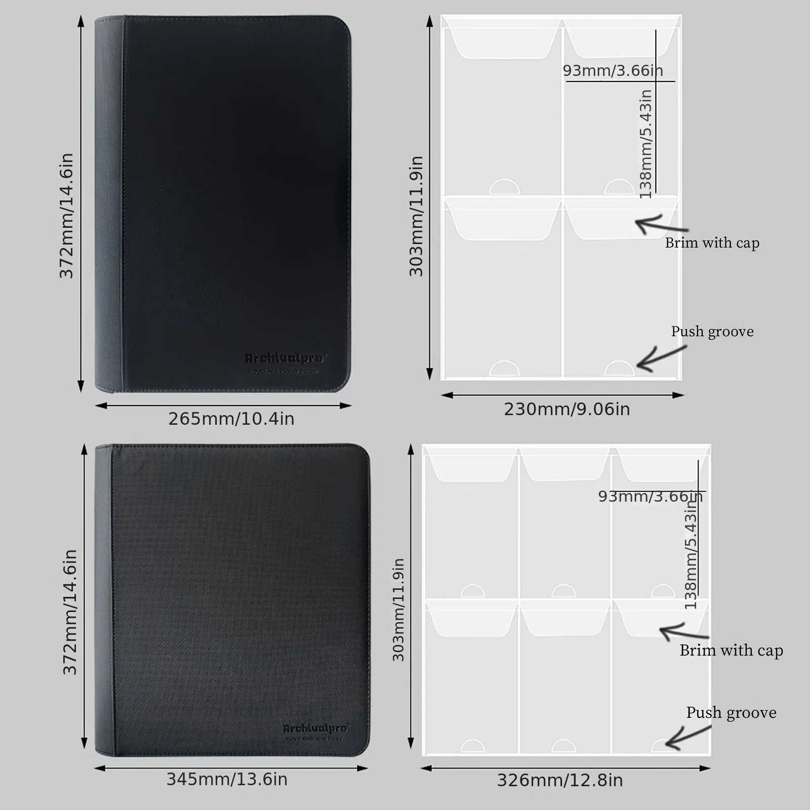 1pc Zip Trading Card Binder Card Folder for PSA/CGC/BGS/SGC Sports Cards Game Cards Baseball Basketball Card Binder