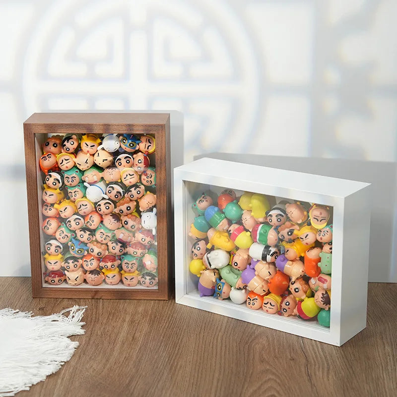3D Toy Storage DIY Frame Blind Box Doll Small Doll Decorations Creative Picture Frame Office Decoration Custom Photo