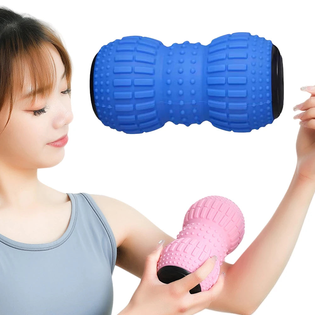 Electric Peanut Ball Ergonomic Massage Ball Rechargeable Vibrating Roller 3 Speed for Myofascial Release & Muscle