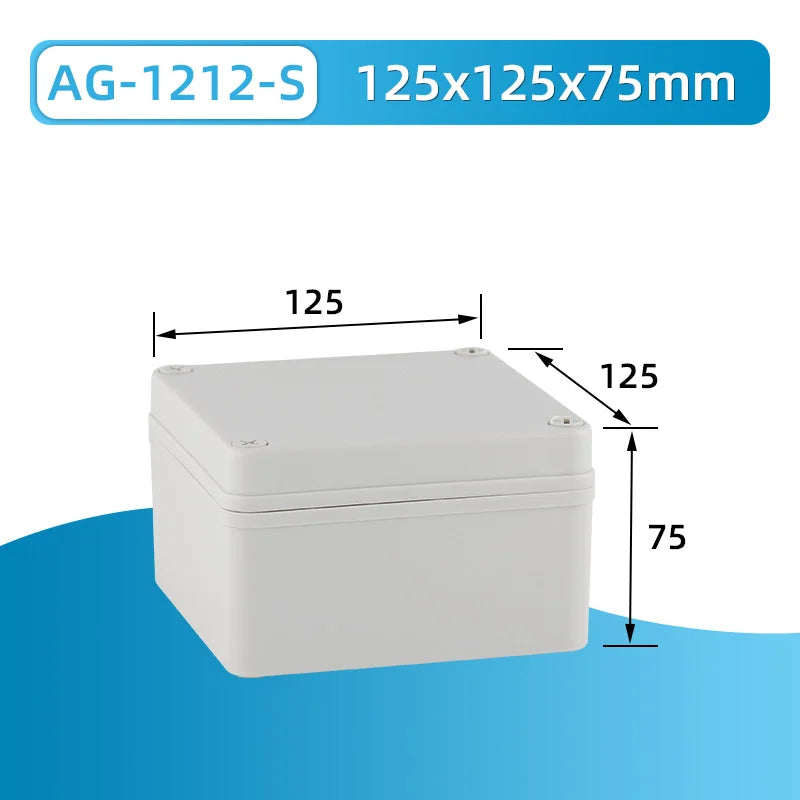Outdoor waterproof power box ABS plastic IP67 electric control box DIY indoor wire shell connection cable branch