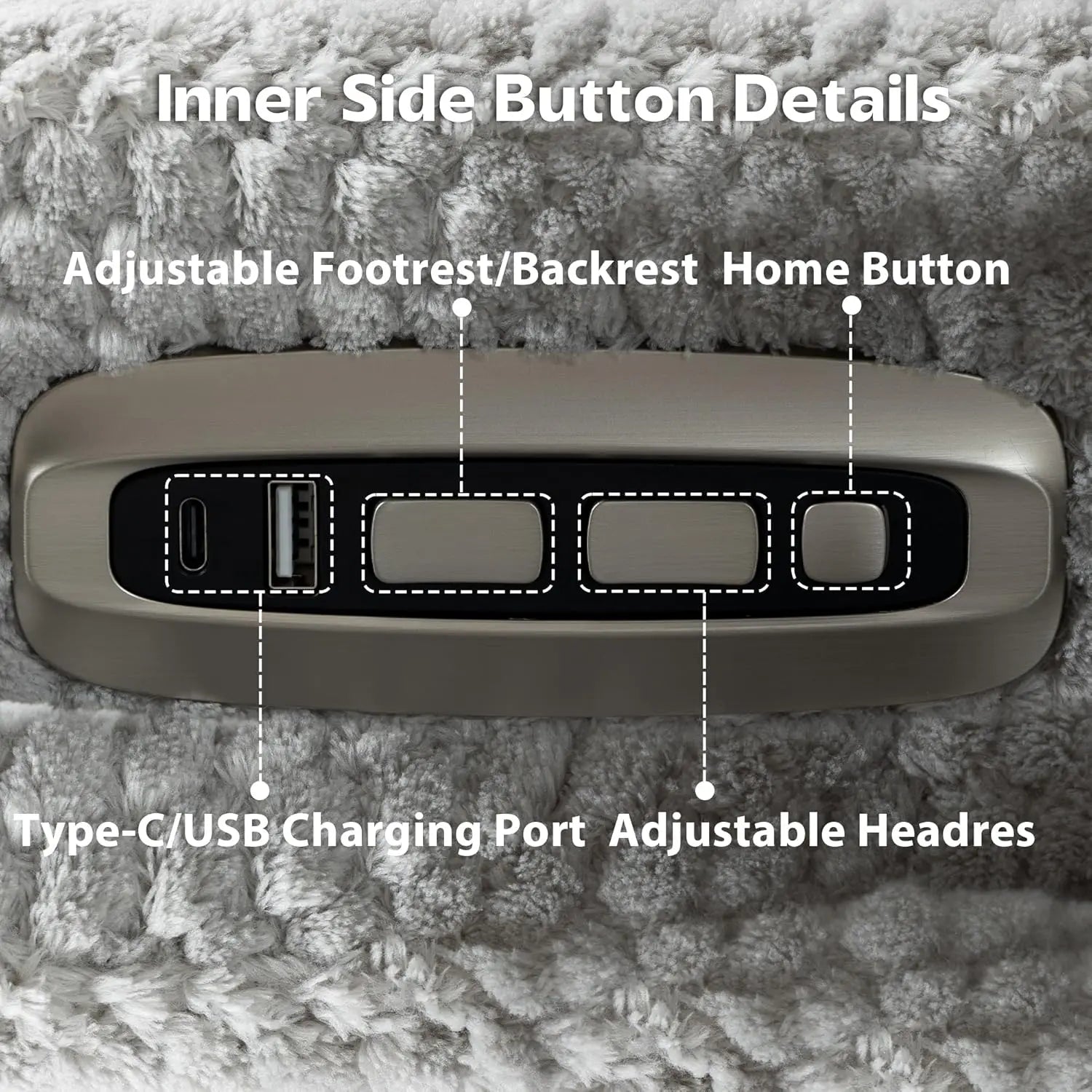 [New Arrival!]Dual Motor Power Oversized Swivel Rocker Recliner Chair with Adjustable Headrest for Adults Glider