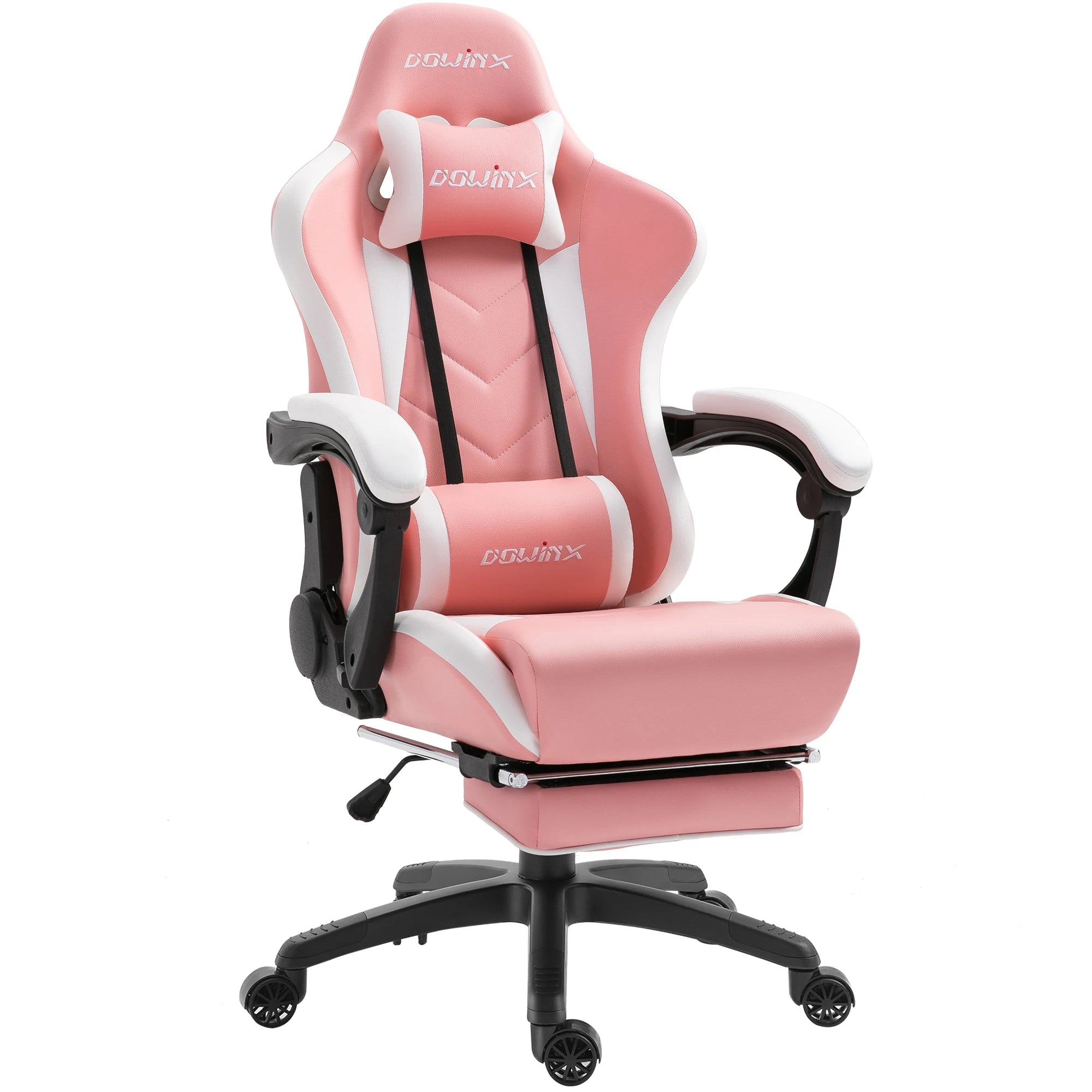Dowinx Gaming Chair Ergonomic Office Recliner for Computer with Massage Lumbar Support PU Leather E-Sports Gamer Chairs