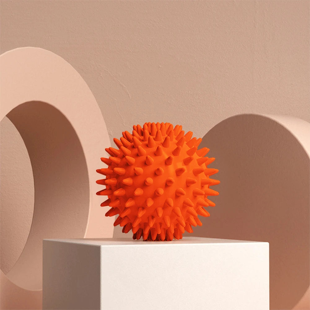 Spiky Massage Ball Spiked Massager Roller High Density Trigger Point Massager Ball 6cm Deep Tissue Roller for Hand Foot