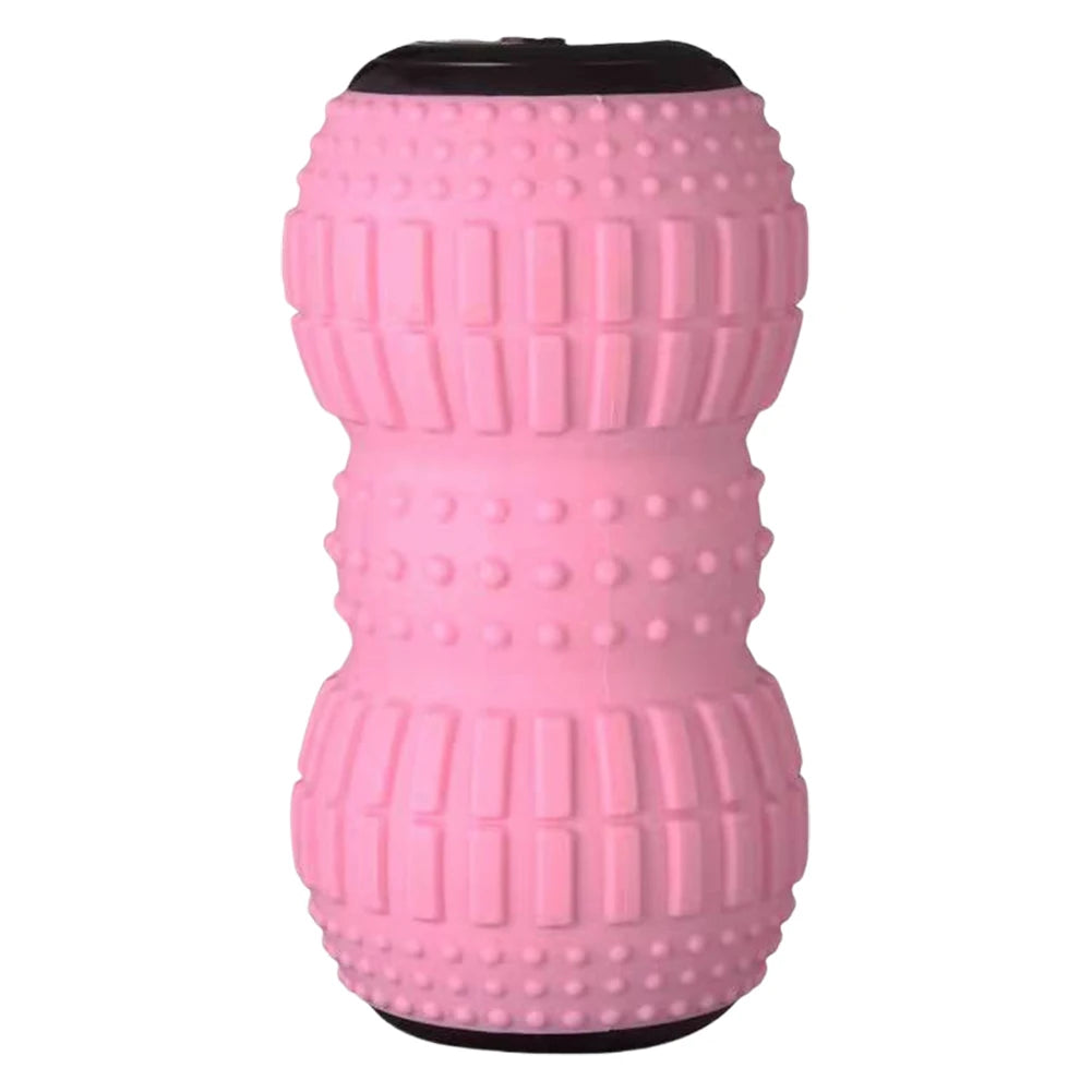 Electric Peanut Ball Ergonomic Massage Ball Rechargeable Vibrating Roller 3 Speed for Myofascial Release & Muscle