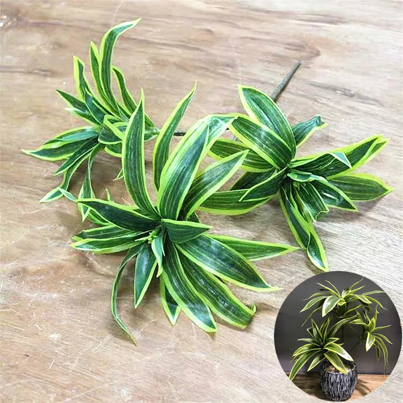 30-38CM Artificial Desktop Plants Green Plastic Lily Bamboo Simulation Gladiolus Hotel Display Christmas Home Decor