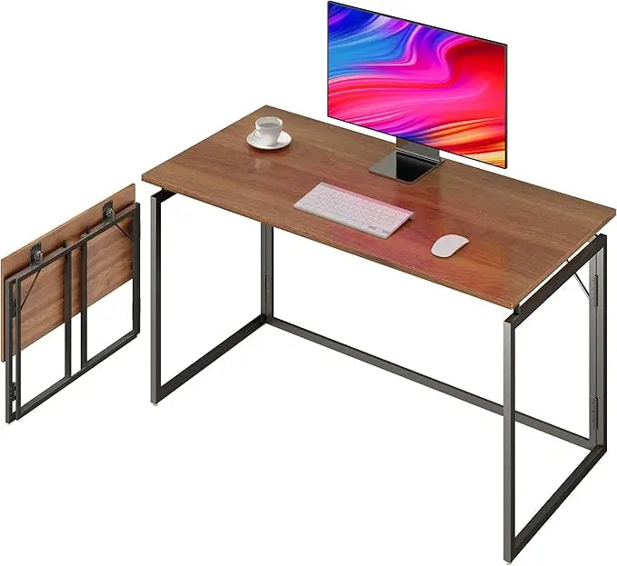 Compact 40-Inch Folding Desk for Minimalist Spaces: Portable and Collapsible Desk for Small Areas - United States