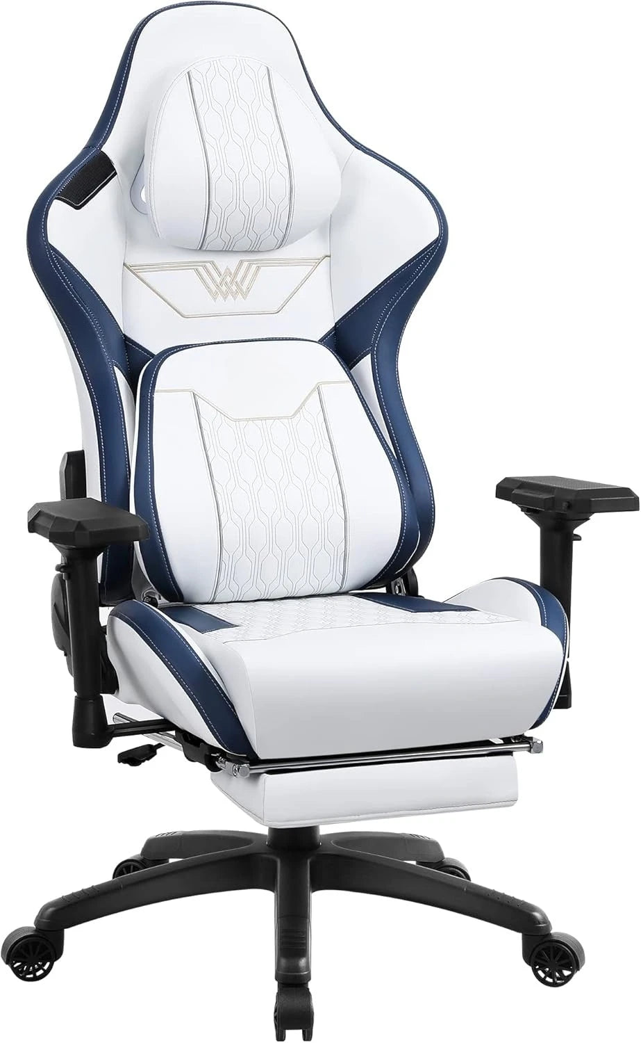 Big and Tall Gaming Chair with Footrest High Back Ergonomic Office Chair with Comfortable Headrest and Lumbar Support 4