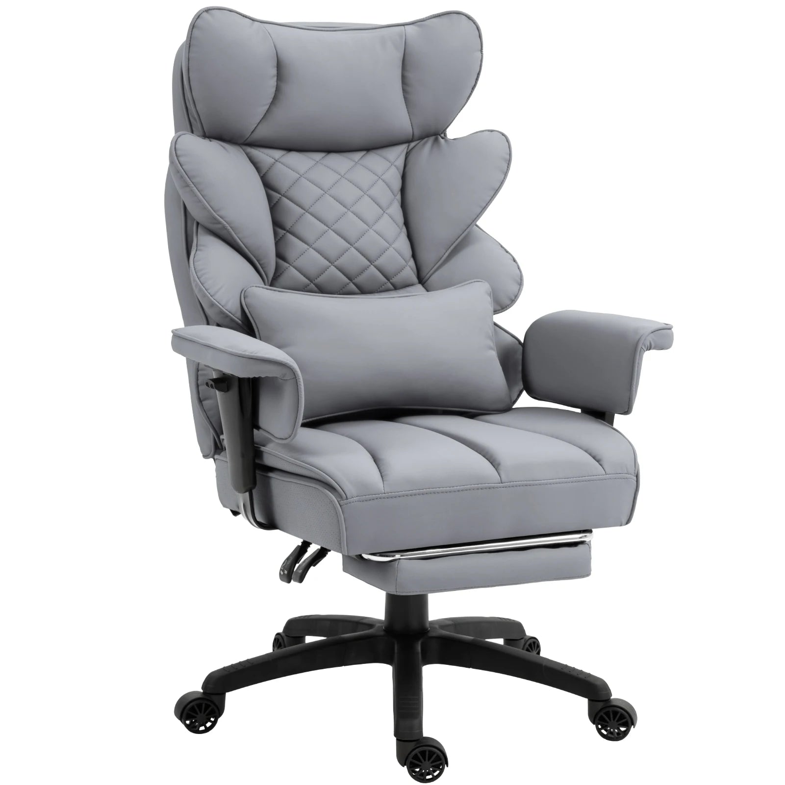 Dowinx Big and Tall Office Chair with Pocket Spring Cushion and Lumbar Support,High Back Computer Gaming Chair