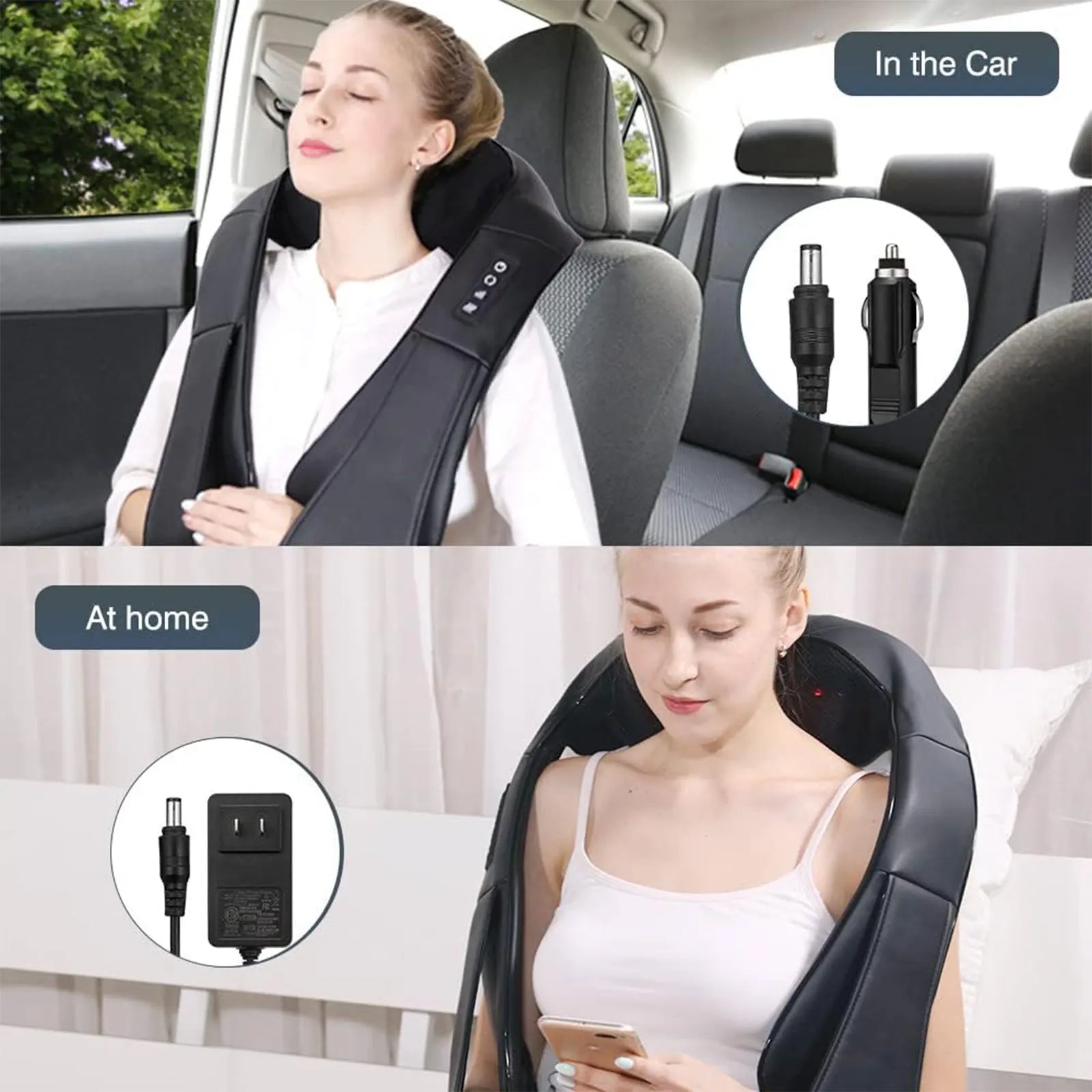 Electric heating massager heating point neck and shoulder massager neck back shoulders waist legs feet and muscles deep