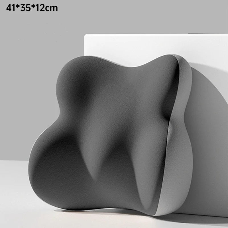 Memory Foam Lumbar Back Cushion Car Office Chair Lumbar Cushion Postpartum Waist Support Multi Functional Pain Relief