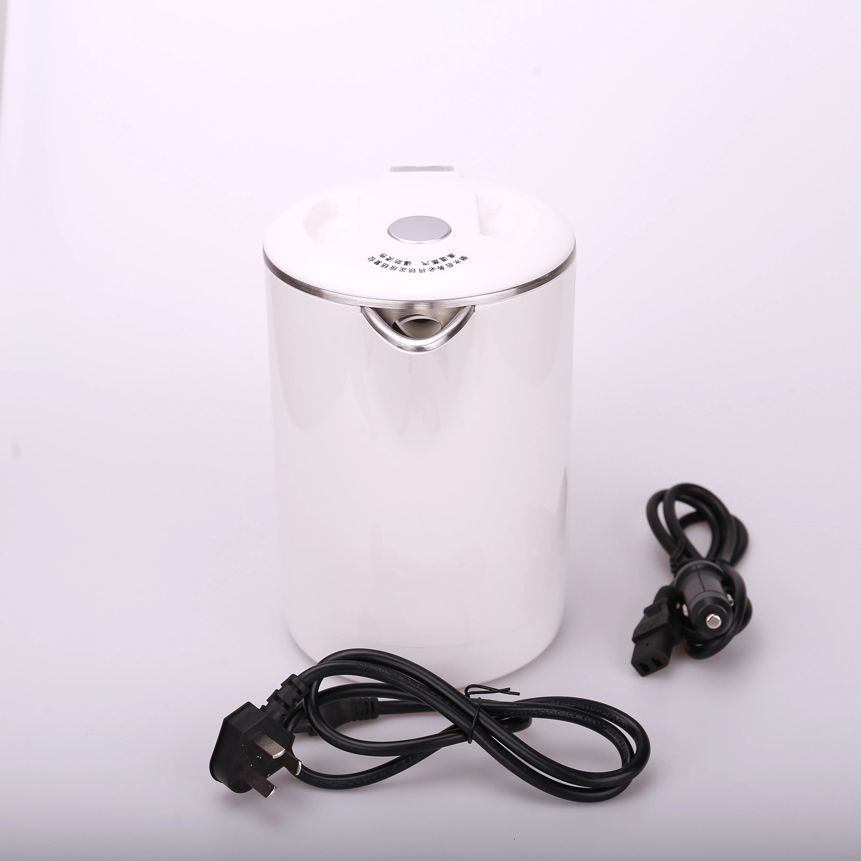 1.2L electric kettle used in car and truck and home 12v to 220v version or 24v to 220V version or 12v to 24v version