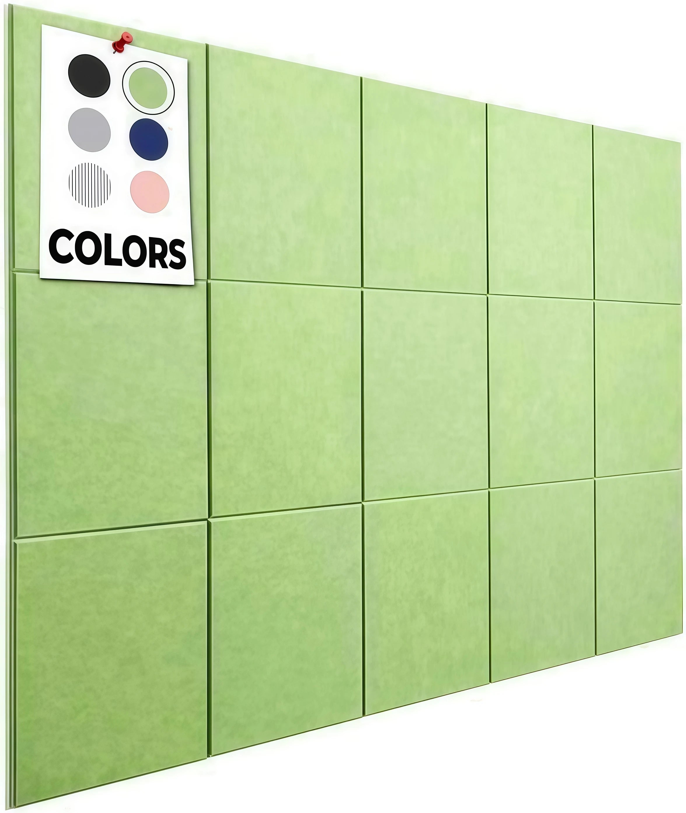 6/8/12/24PCS Large Cork Board Felt Board AlternativeTiles Self-Adhesive Wall Panels Bulletin Board Pin Board for Office