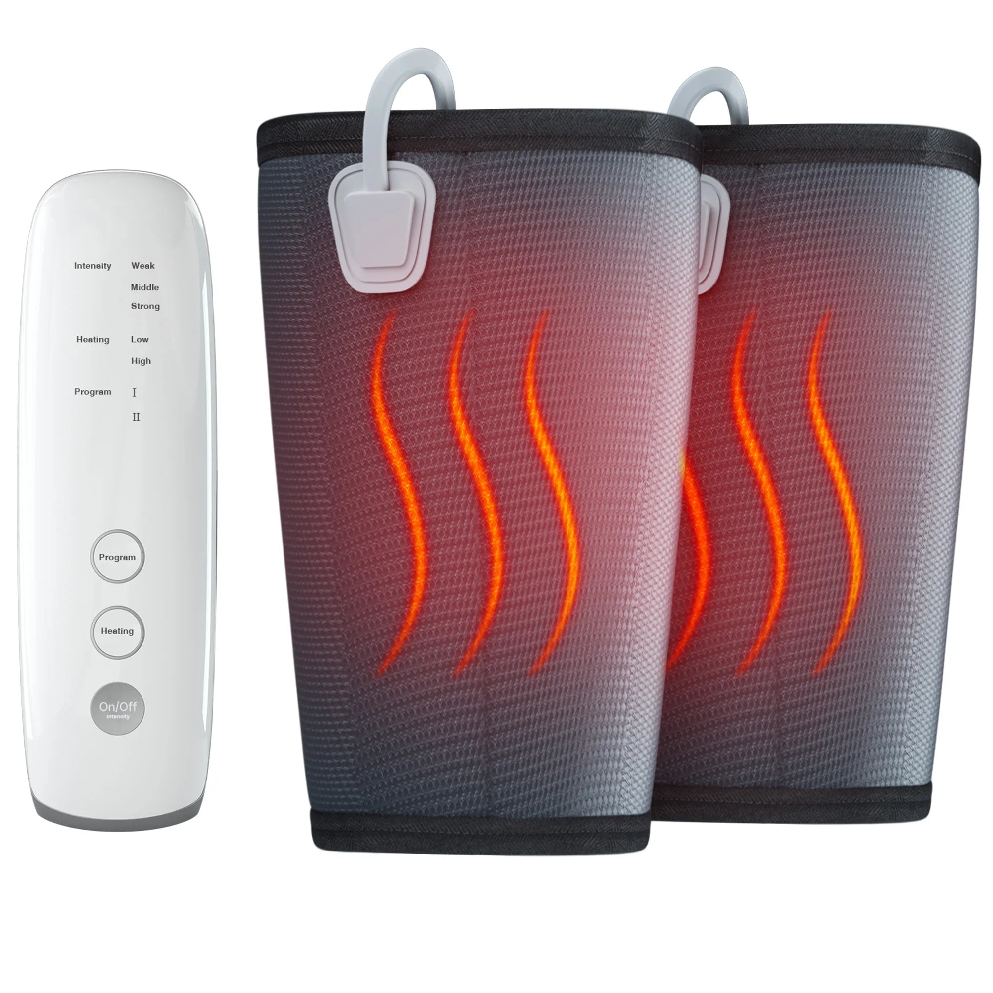 Air Compression Leg Massager for Circulation&Relaxation Calf Foot Arm 2 Modes 3 Intensity Remote Controller Ideal