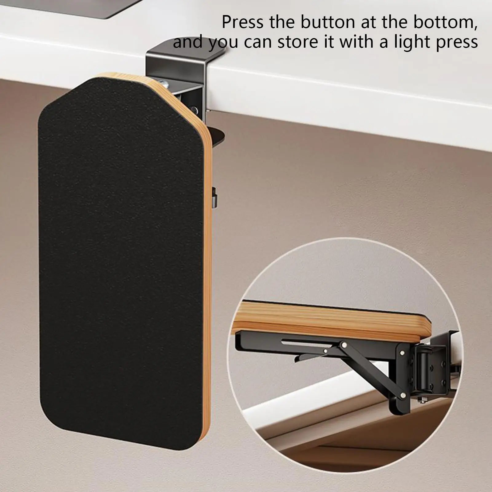 Arm Rest For Desk Computer Desk Arm Rest Pad 90 Degree Adjustable Folding Desk Arm Rest Wooden Wrist Support For Typing