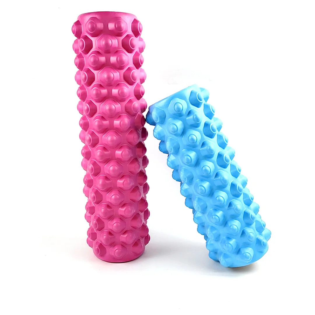 EVA Foam Roller with Texture - Hollow Design for Muscle Recovery & Yoga - Foam Roller