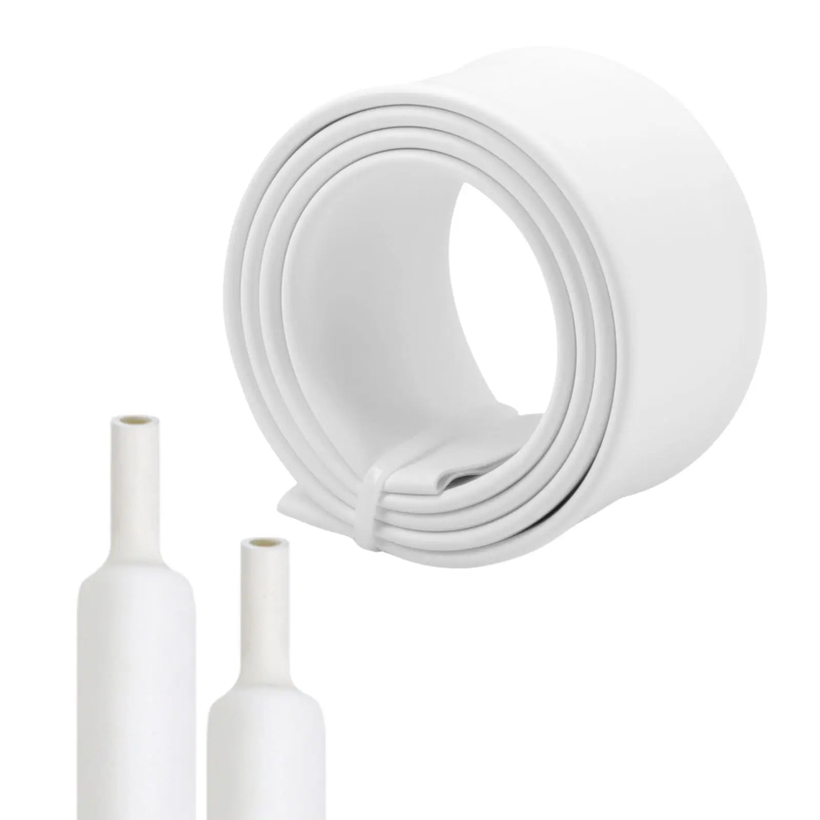 1M/2M/3M 4:1 heat shrink tubing diameter 4 6 8 12 16 20 24 32 40 52mm backing rubber sleeve double wall tube - white
