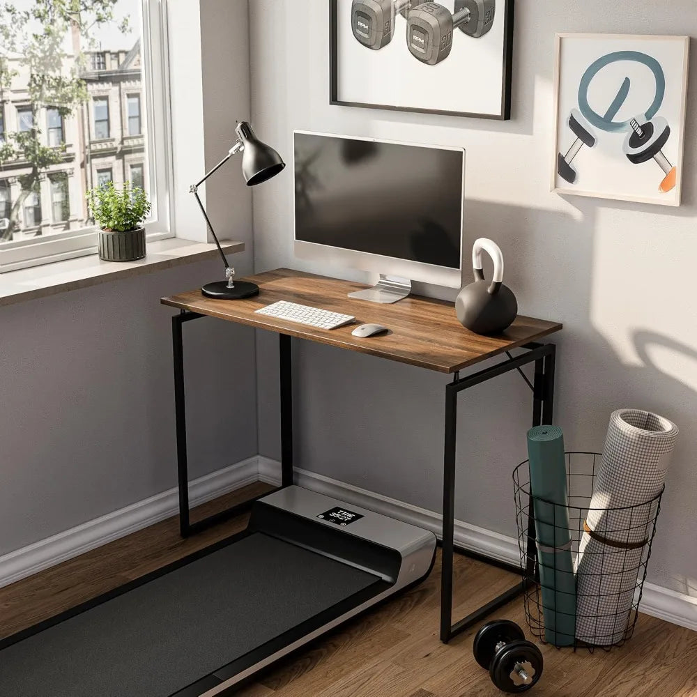 Compact 40-Inch Folding Desk for Minimalist Spaces: Portable and Collapsible Desk for Small Areas - United States