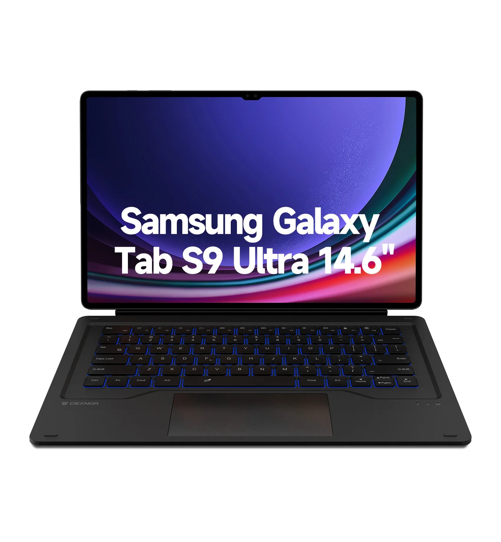 dexnor-for-samsung-galaxy-tab-s10-ultra-s9-ultra-tablet-keyboard-case-magnetic-detachable-book-cover-adjustable-stand-trackpad