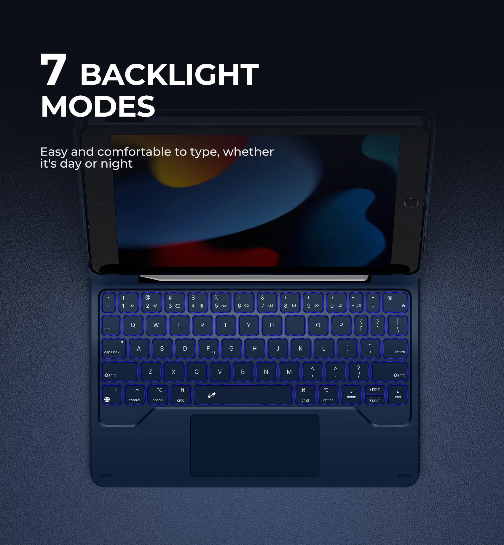 DEXNOR Magnetic Keyboard Case For iPad 7th 8th 9th Generation 10.2 inch Floating Cantilever Stand Wireless Bluetooth