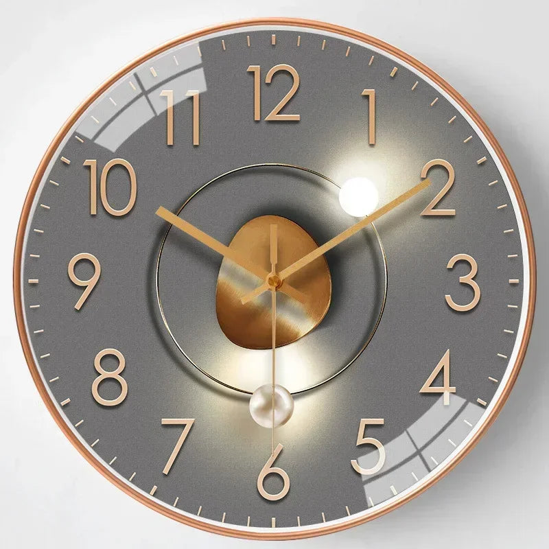 Originality Wall Clock Silent Non-Ticking Battery Operated Wall-mounted Clock Living Room Bedroom Kitchen Office
