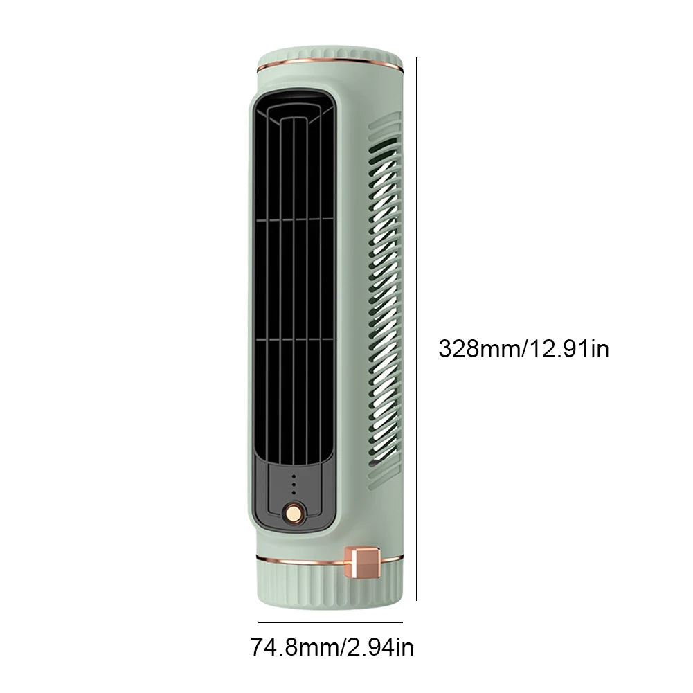 2000/1200mAh Portable Fan Electric Fan Air Conditioner Fan Quiet Wall Mount Desk Fan Tower Fan 3 Speed Rechargeable