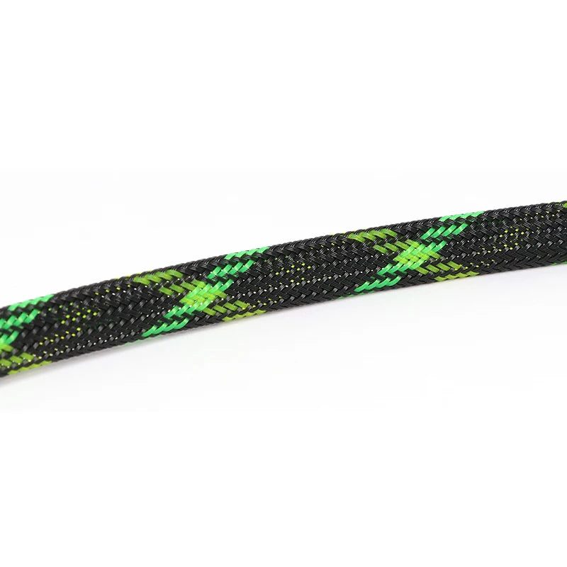 5M Multicolor PET Insulated Braid Sleeving 2mm - 40mm Expandable Wire Cable Sheath Flame-retardant Nylon Braided Mesh