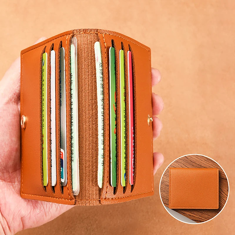 1Pc Card Bag Slim And Compact Bank ID Card Case Driver’s License Wallet Simple And Anti Demagnetization Card Holder