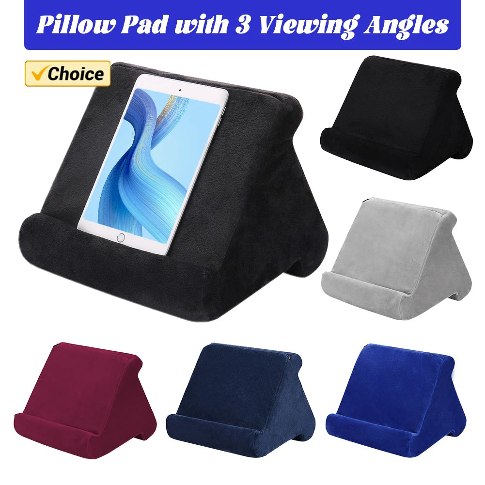 Pillow Tablet Phone Stand Compatible with All Tablets Tablet Holder Tablet Support for Phones and iPad Kindle E-Reader