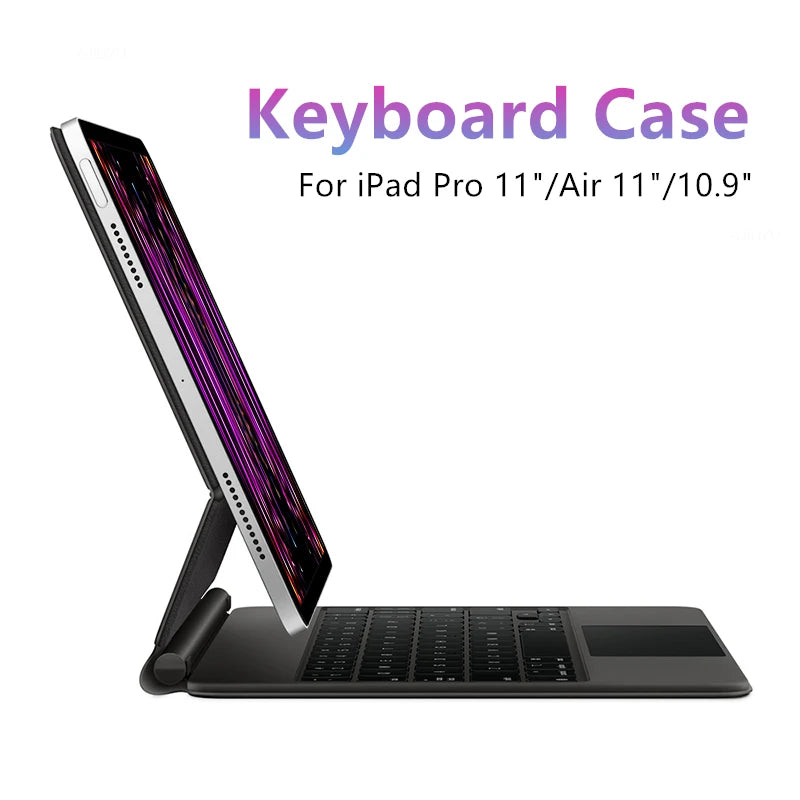 Magic Keyboard For iPad Pro 11 Inch 4th 3rd 2nd 2018-2022 Air 6th/5th/4th M2 ipadpro11 M4 Smart Cover Folio Case