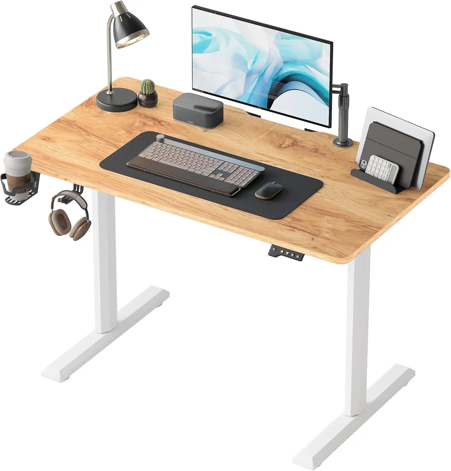 44x24 Inches Standing Desk,Height Adjustable Electric Standing Desk,Stand up Table,Sit Stand Home Office Desk