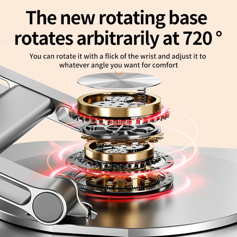 Laptop Stand 360° Rotatable Notebook Holder Liftable Desk Riser Stand Aluminum Alloy Stand Compatible With 9.7-17.3