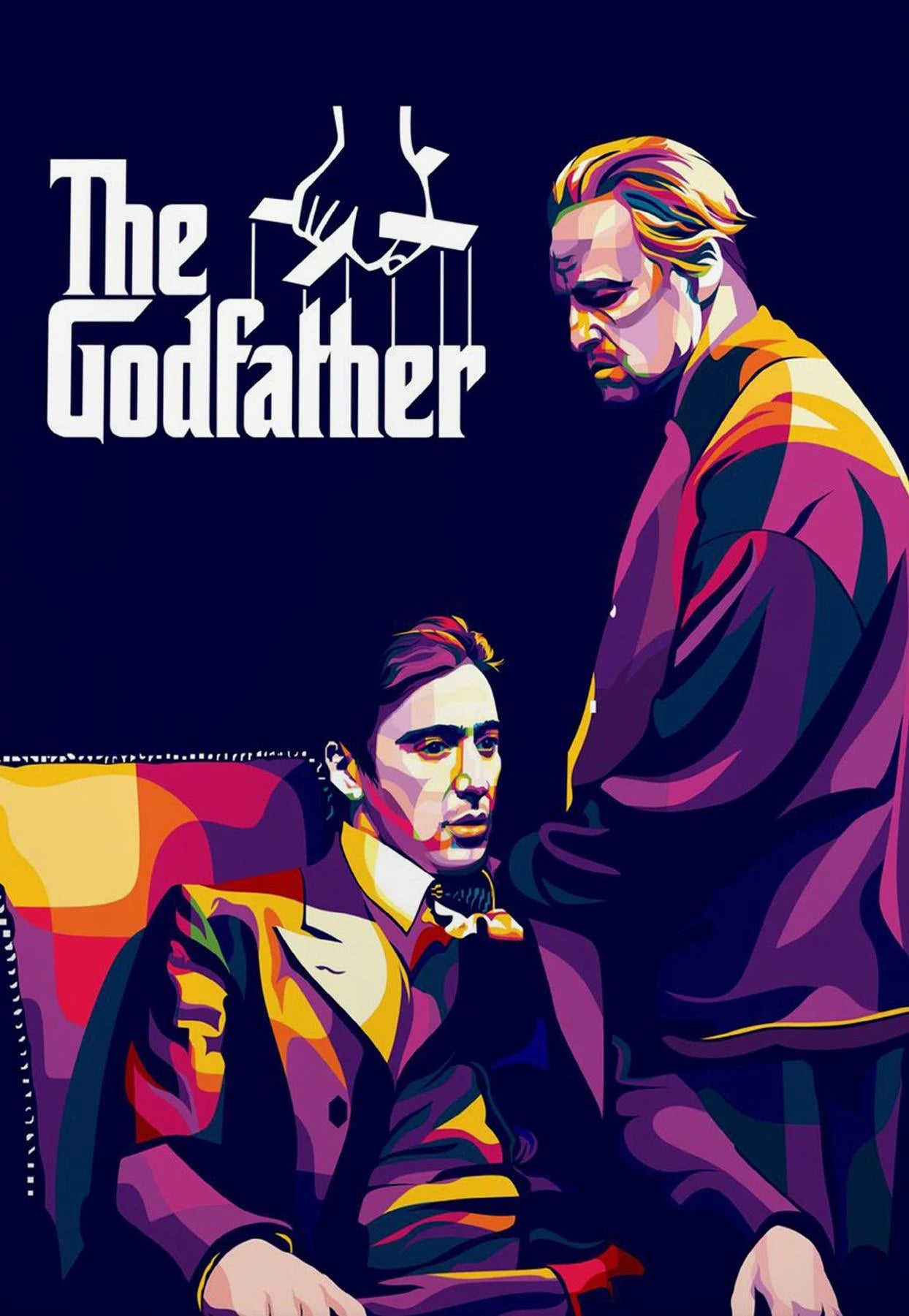 Hot Movie The Godfather Posters Prints Canvas Painting Wall Art Picture Living Room Cinema Office Home Decor - nn-12