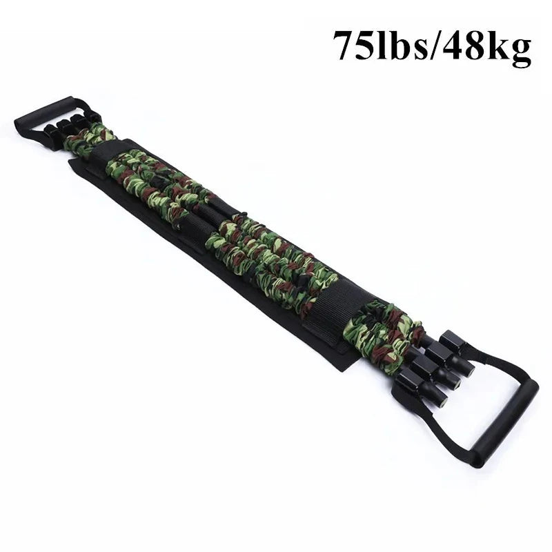 Adjustable Bench Press Bands Set Fitness Bar Push Up Resistance Band Chest Exercise Elastic Rope Arm Expander Home Gym