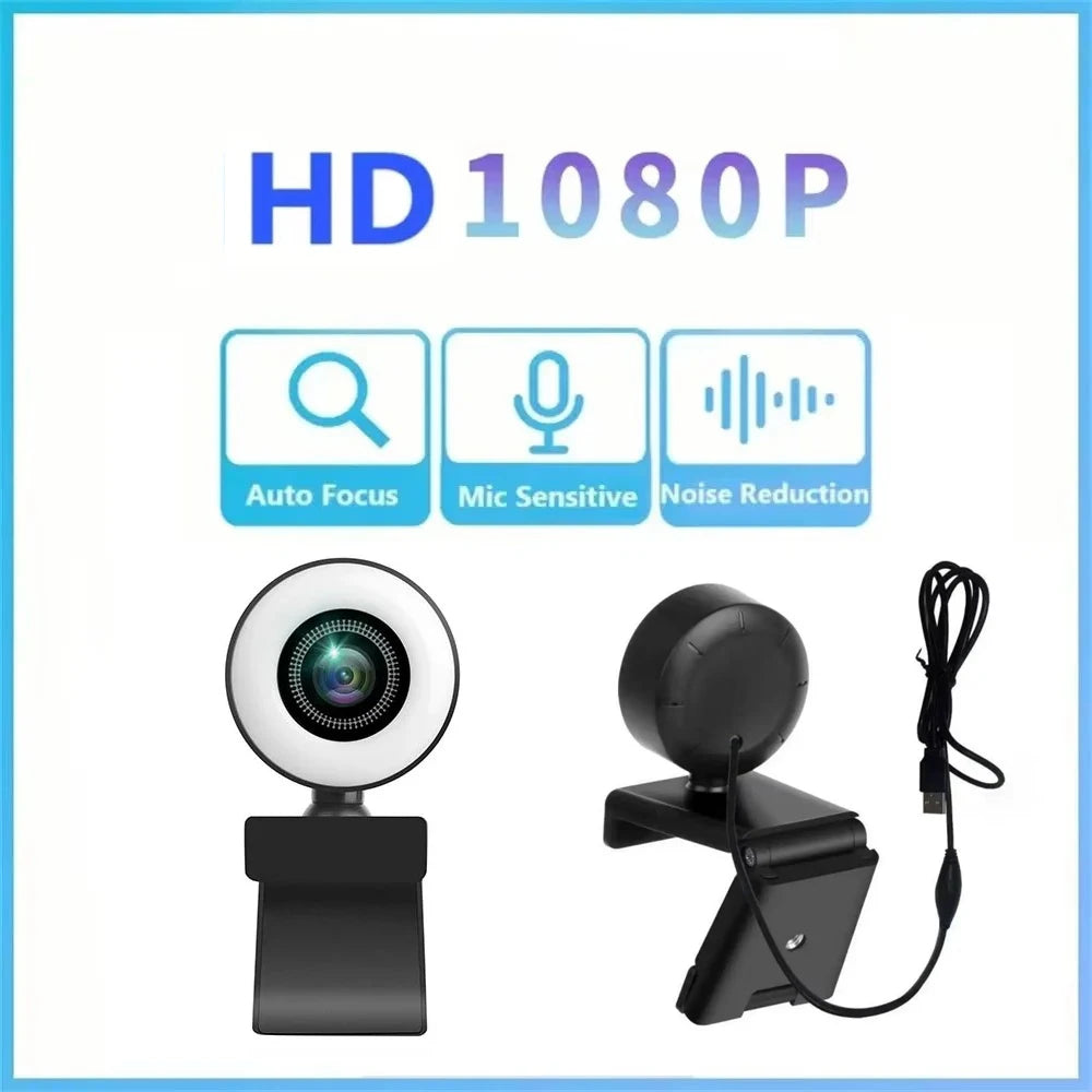 4K 2K 1080P Webcam Light Control Full HD 8MP Webcam PC Laptop Auto Focus Live Streaming Flexible with Microphone Live