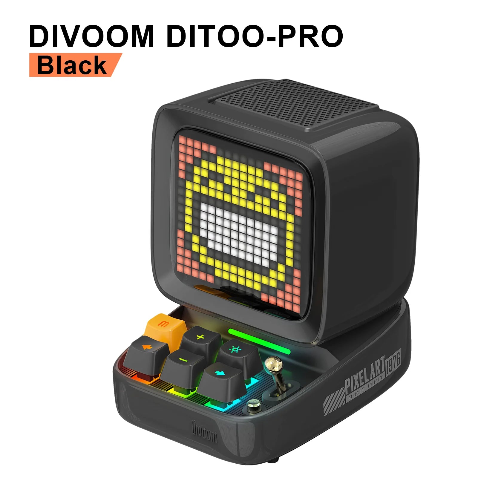 Divoom Ditoo-Pro Retro Pixel Art Bluetooth Portable Speaker Alarm Clock DIY LED Display Board Cute Gift Home Light