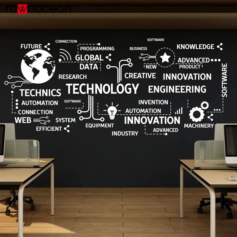 technology-vinyl-wall-art-decal-circuit-board-wall-decal-office-wall-decor-business-software-vinyl-sticker-computer-it-s818