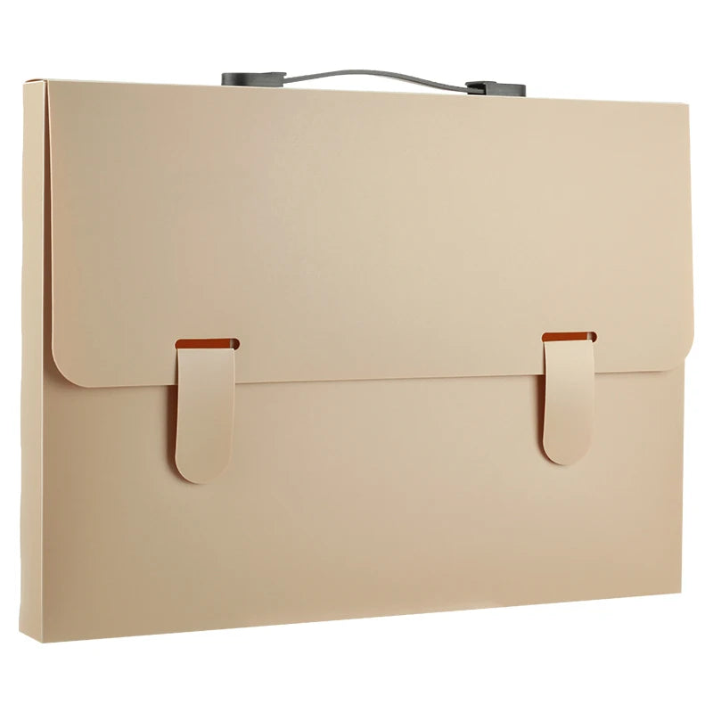 A3 Handheld File Storage Bag Large-Size Document Organizer Office Portfolio Folder 4K Artwork Storage Holder